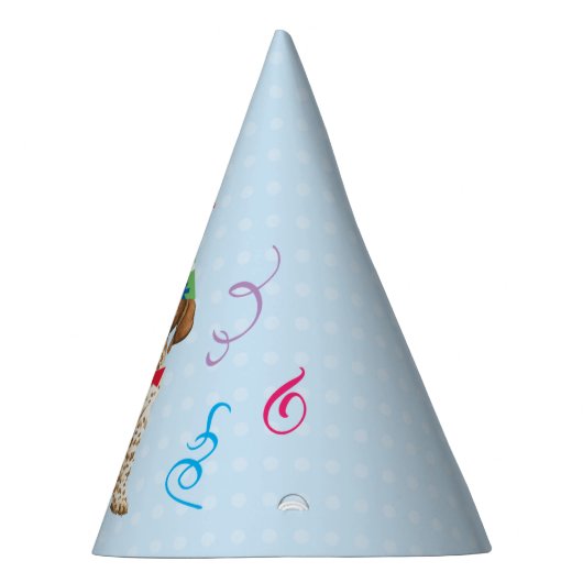 Birthday Party German Shorthaired Pointer Feesthoedjes (Rechts)