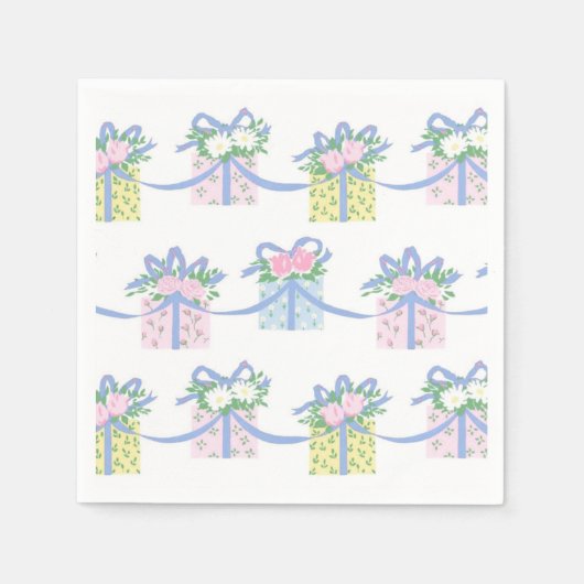 Birthday Party Gift - Paper Napkins Servet (Voorkant)