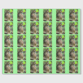 Birthday Party Giraffe Cadeaupapier (Vlak)