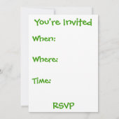 Birthday Party Golden Retriever Kaart (Achterkant)