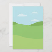 Birthday Party Golf Any Age Golfing Invitation Kaart (Achterkant)