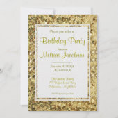 Birthday Party | Goudharsen Kaart (Voorkant)