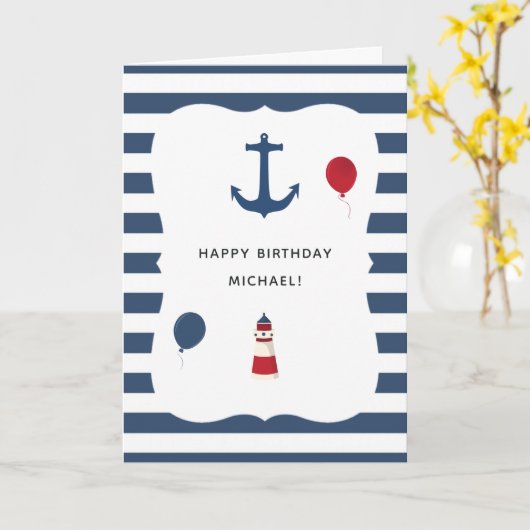 Birthday Party Greeting Kaart (Gele Bloem)