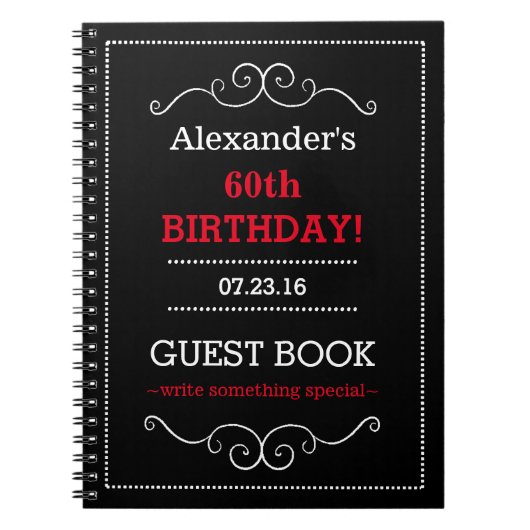 Birthday Party Guest Book- Notitieboek (Voorkant)