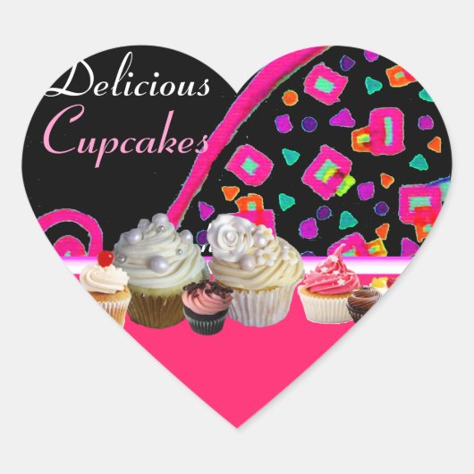 BIRTHDAY PARTY Heart Hart Sticker (Voorkant)