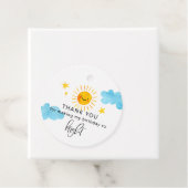 Birthday Party, Helder Zonnekinderen Bedankjes Labels (In situ)