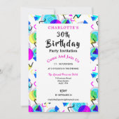 Birthday Party, helderkleurig Kaart (Voorkant)