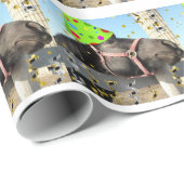 Birthday Party Horse Cadeaupapier (Rol Hoek)