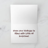 Birthday Party Horse Kaart (Binnen)