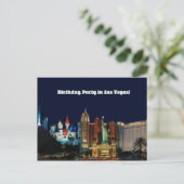 Birthday Party in Las Vegas Briefkaart (Staand voorkant)