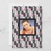 Birthday Party in New York City Photo Template Kaart (Achterkant)