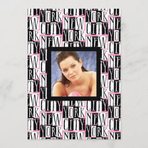 Birthday Party in New York City Photo Template Kaart
