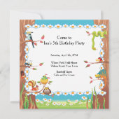 Birthday Party in Park Kaart (Voorkant)