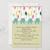 Birthday Party Invision for Daughter Turning One Kaart (Voorkant)