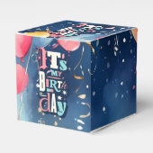 Birthday Party Invitation Bedankdoosjes (Voorkant Zijde)