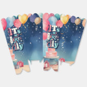 Birthday Party Invitation Bedankdoosjes (Ongevouwen)