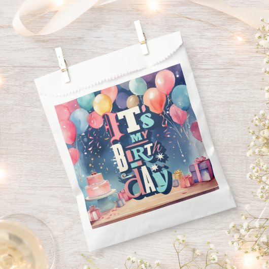 Birthday Party Invitation Bedankzakje (Geknipt)