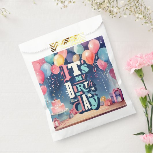 Birthday Party Invitation Bedankzakje (Gezegeld)