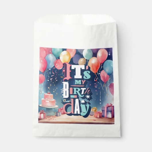 Birthday Party Invitation Bedankzakje (Voorkant)