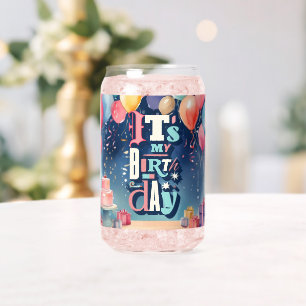 Birthday Party Invitation Blikvorm Glas