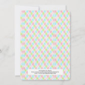 Birthday Party Invitation Boy & Girl Twins d2 Kaart (Achterkant)