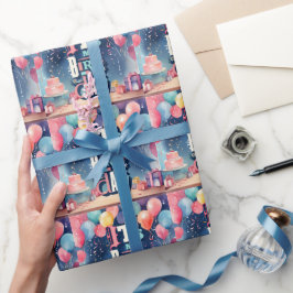 Birthday Party Invitation Cadeaupapier