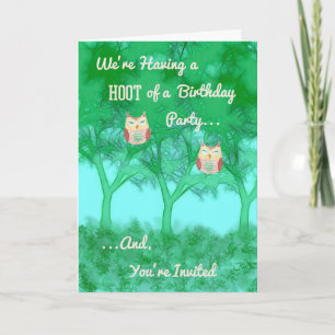 Birthday Party Invitation for Boy or Girl