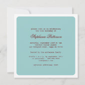 Birthday Party Invitation for Whine and Wine Miles Kaart (Achterkant)