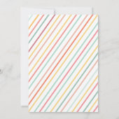 Birthday Party Invitation *Ice Cream Extravaganza* Kaart (Achterkant)