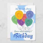 Birthday Party Invitation Kaart (Voorkant)