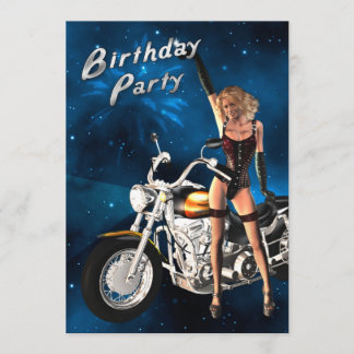 Birthday party Invitation Kaart