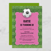 Birthday Party Invitation Kaart (Voorkant / Achterkant)