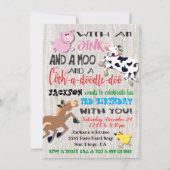 Birthday Party Invitation Kaart (Voorkant)