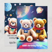 Birthday Party Invitation Kaart (Voorkant / Achterkant)