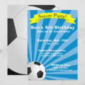 Birthday Party Invitation Kaart (Voorkant / Achterkant)