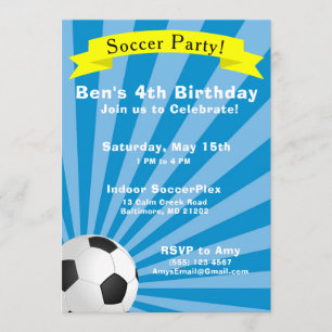 Birthday Party Invitation Kaart