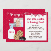 Birthday Party Invitation Kaart (Voorkant / Achterkant)