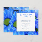 Birthday Party Invitation Kaart (Voorkant / Achterkant)