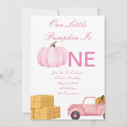 Birthday Party Invitation Kaart (Voorkant)