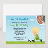 Birthday Party Invitation Kaart (Voorkant / Achterkant)