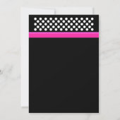 Birthday Party Invitation Kaart (Achterkant)