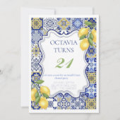 Birthday Party Invitation Kaart (Voorkant)