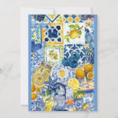 Birthday Party Invitation Kaart (Achterkant)