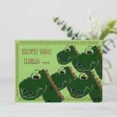 Birthday Party Invitation Kaart (Staand voorkant)