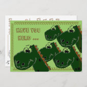 Birthday Party Invitation Kaart (Voorkant / Achterkant)