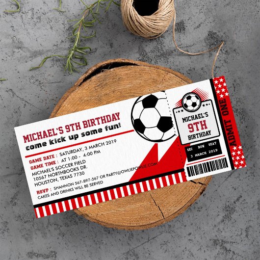 Birthday Party Invitation Kaart