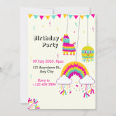 Birthday Party Invitation Kaart (Voorkant)