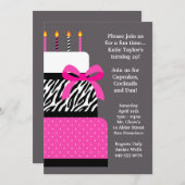 Birthday Party Invitation Kaart (Voorkant / Achterkant)