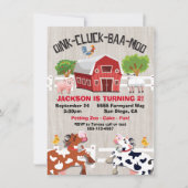 Birthday Party Invitation Kaart (Voorkant)