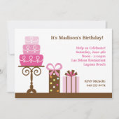 Birthday Party Invitation Kaart (Voorkant)